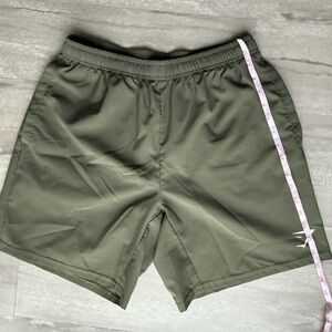 Gymshark Olive Green Athletic Training Shorts